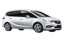 Car Hire Dungannon - Vauxhall Zafira 5 + 2 - Minibus hire Dungannon